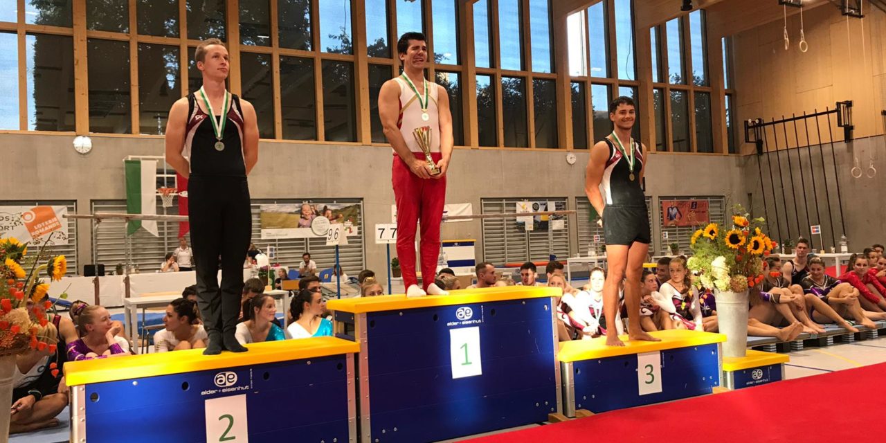 Agrès – Championnats Vaudois – Nyon – Le titre de champion Vaudois pour Stéphane, l’argent pour Gaëlle et le bronze pour Marie.