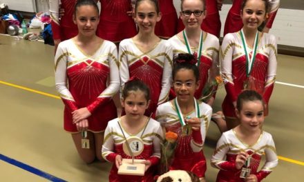 Gymnastique – Championnat Vaudois – Aubonne – Le titre pour Olivia, l’argent pour Ellyne, Romane, le bronze pour Chloé, Clara, Chloé!