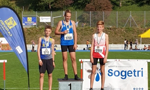 Athlétisme – Championnats Vaudois Multiples – Chailly Sur Montreux – le bronze pour Timéo et Arthur!