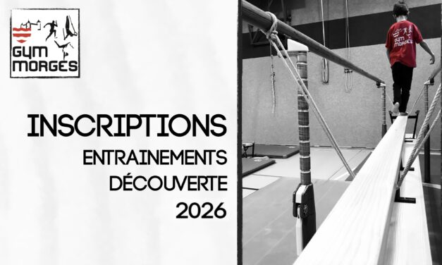 Entraînements découverte 2026