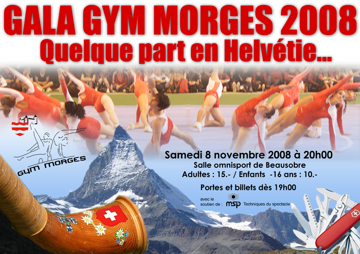 Affiche Gala 2008